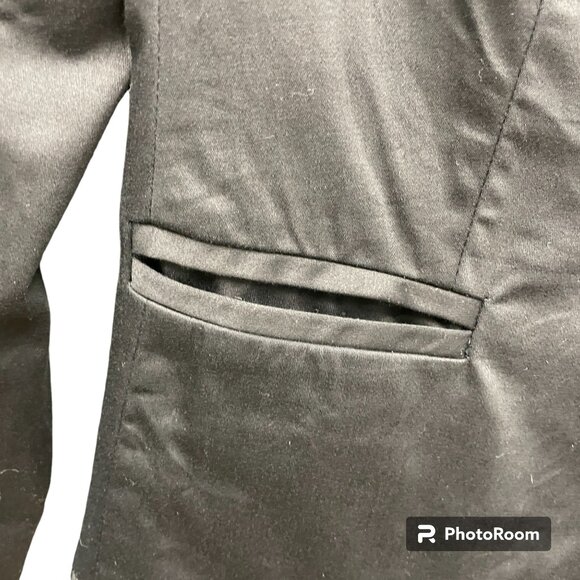 Women's CALVIN KLEIN One-button‎ Black Blazer- Size 6 - Picture 5 of 15